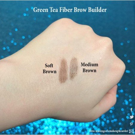 Natūralus antakių tušas / gelis su žaliąja arbata - Soft Brown