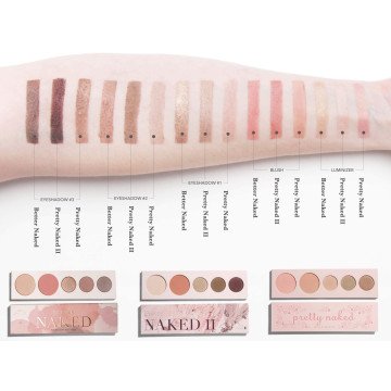 Natūrali paletė akims ir skruostams - Pretty Naked