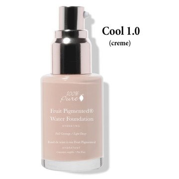 Full Coverage Fruit pigmented Water foundation (hydration + antioxidants)