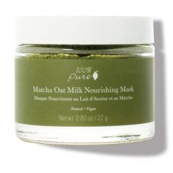 Matcha ir avižų pieno maitinamoji kaukė