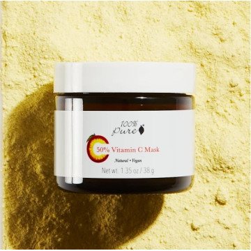 50% Vitamino C veido kaukė