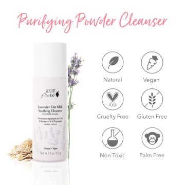 Lavender Oat Milk Soothing Cleanser / Powder