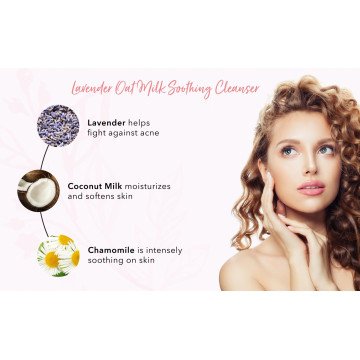 Lavender Oat Milk Soothing Cleanser / Powder