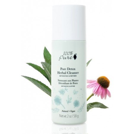 Poras detoksikuojantis veido prausiklis su žolelėmis (milteliai)