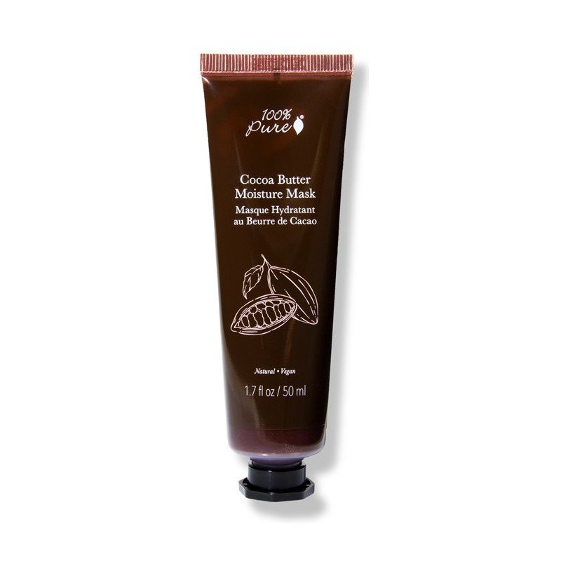 Drėkinanti veido kaukė su kakavos sviestu