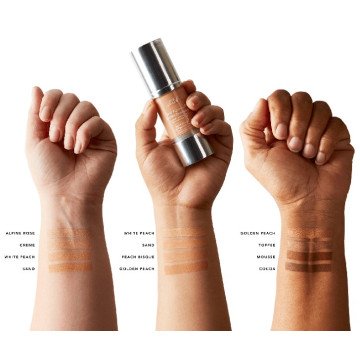 Natūrali matinė kreminė pudra SPF20