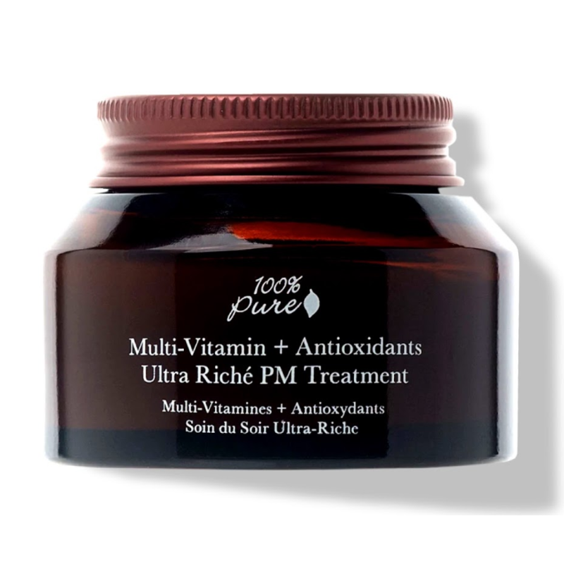 Multi-Vitaminų + Antioksidantų koncentruotas naktinis veido kremas