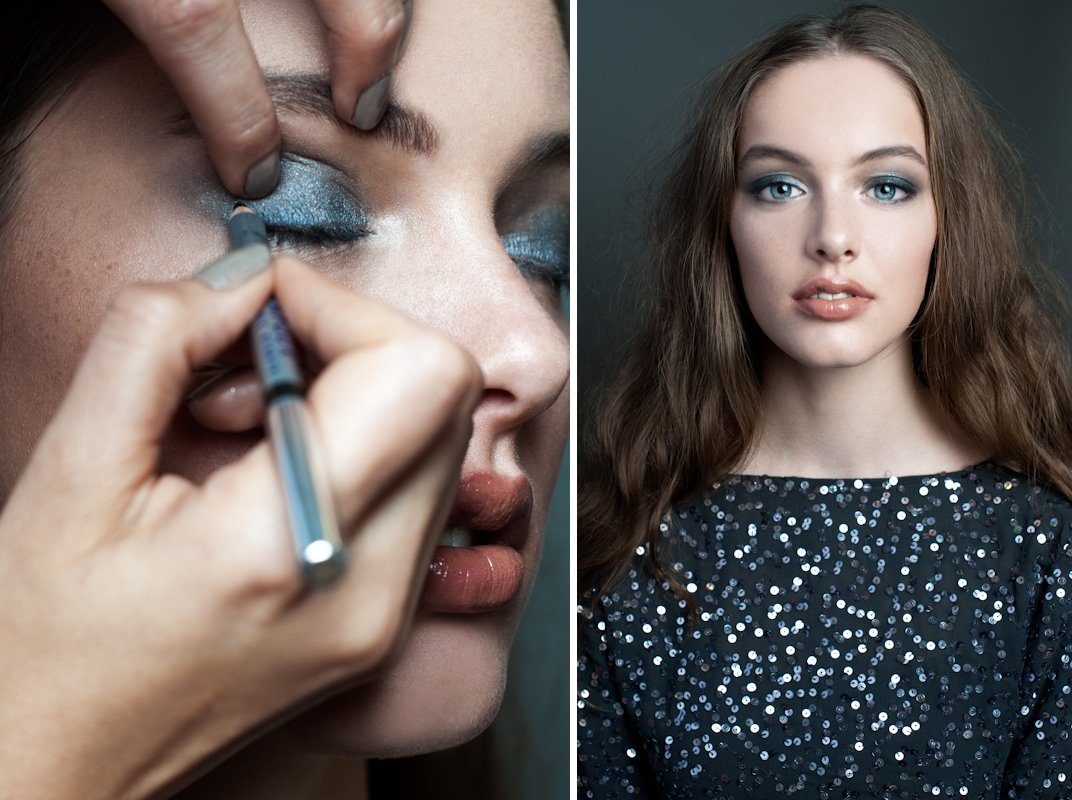 Šventinis natūralus makiažas Makiažas su 100% Pure kosmetika