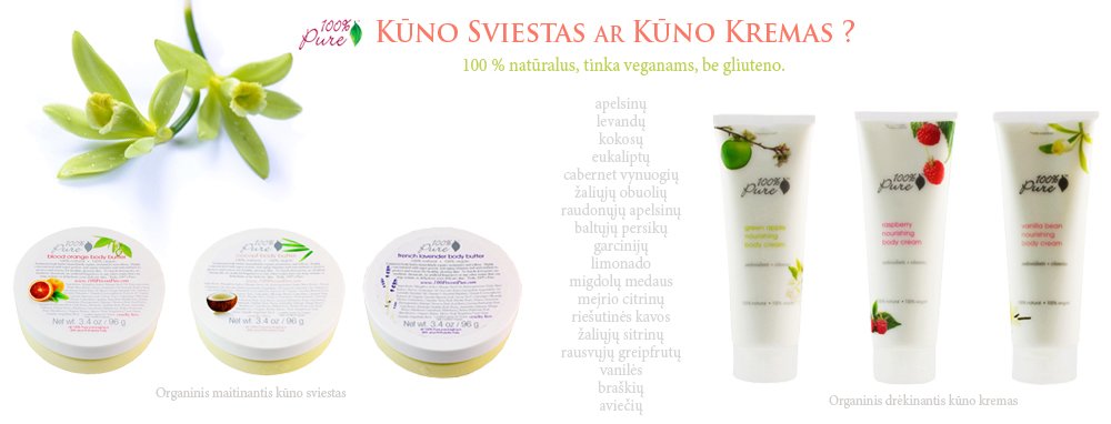 Kūno sviestas ar kūno kremas? ką išsirinkti?